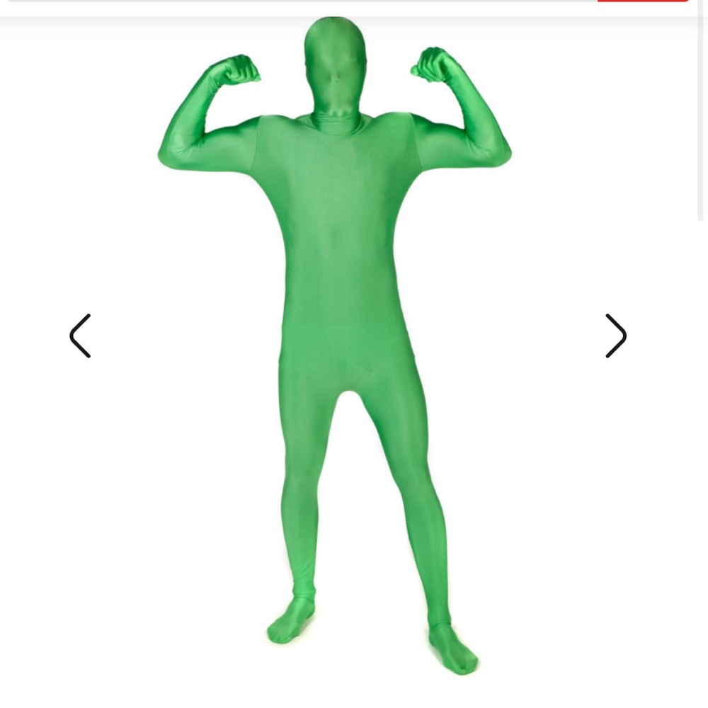 Green💚Morphsuits Full Zip-able Body Suit
